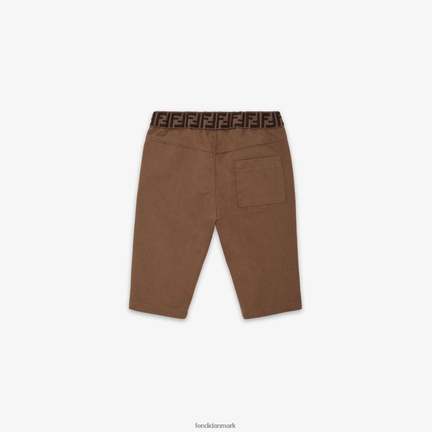 gabardine babybukser børn Fendi beklædning Brun A44V2D2755