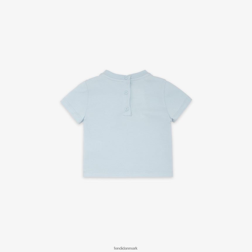 jersey baby t-shirt børn Fendi beklædning lyseblå A44V2D2767
