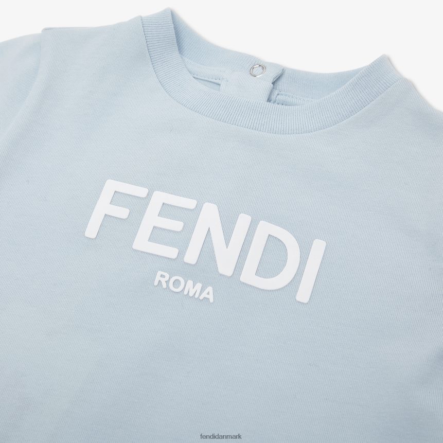 jersey baby t-shirt børn Fendi beklædning lyseblå A44V2D2767