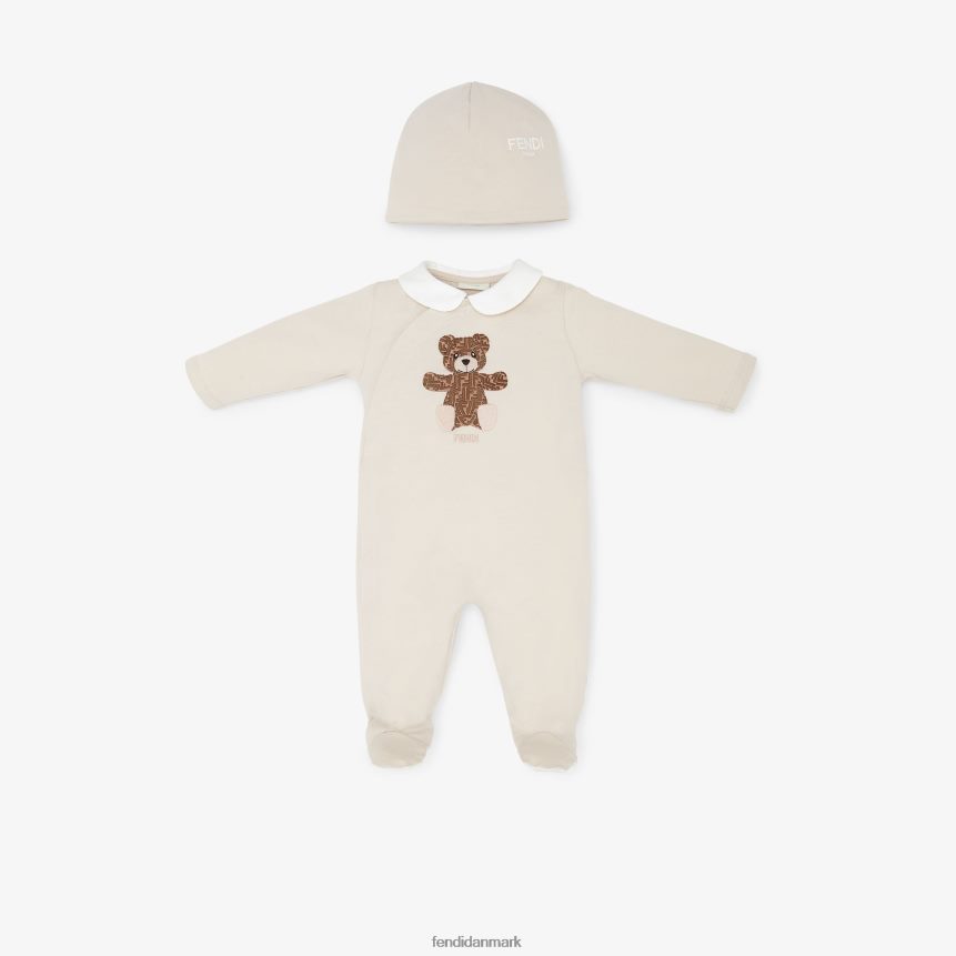 jersey bamsesæt børn Fendi beklædning beige A44V2D2795