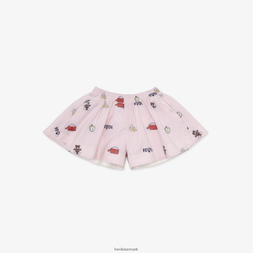 multipoplin babyshorts børn Fendi beklædning lyserød A44V2D2769