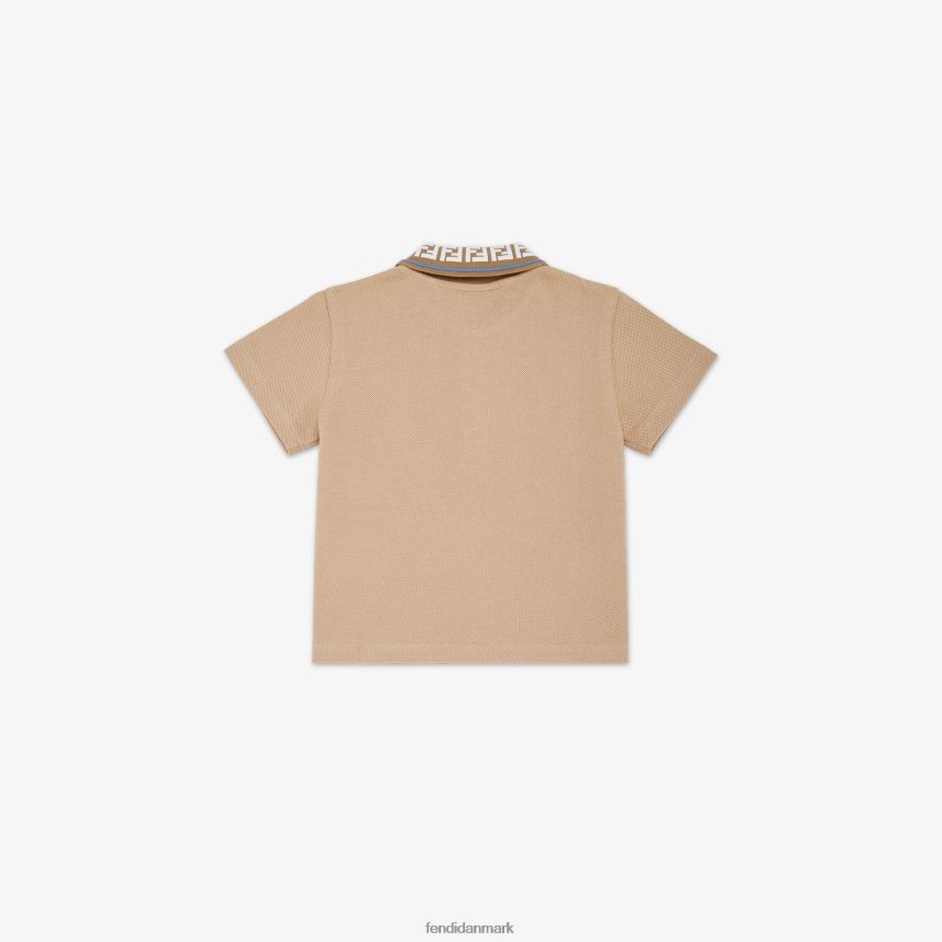 pique baby poloshirt børn Fendi beklædning beige A44V2D2761
