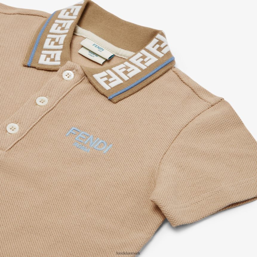 pique baby poloshirt børn Fendi beklædning beige A44V2D2761