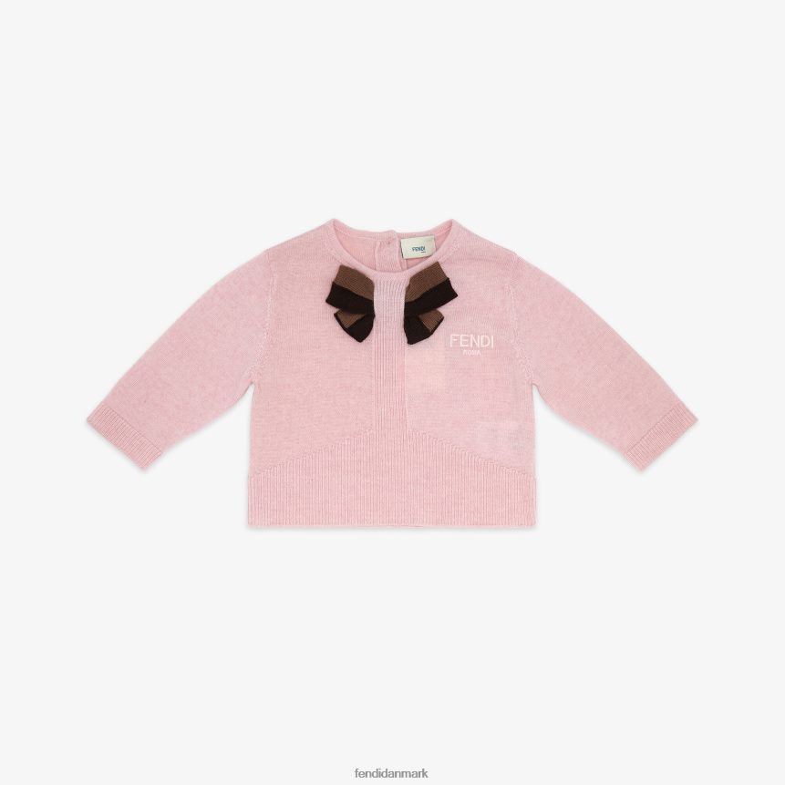 strik baby cardigan børn Fendi beklædning lyserød A44V2D2749