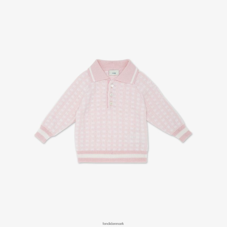 strikket sweater i kashmir børn Fendi beklædning flerfarvet A44V2D2814