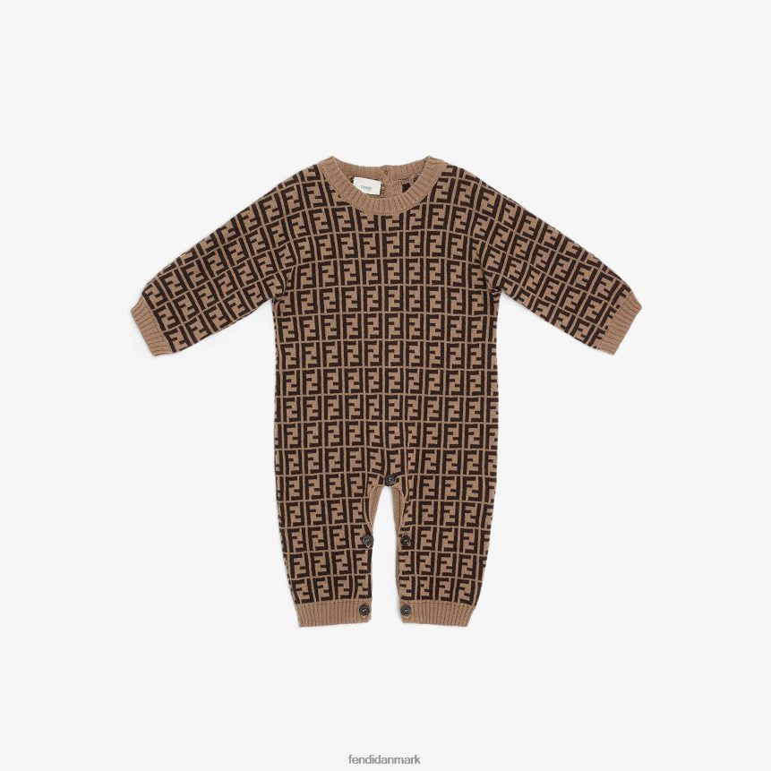 tobaks bomuld og kashmir onesie børn Fendi beklædning mode A44V2D2781