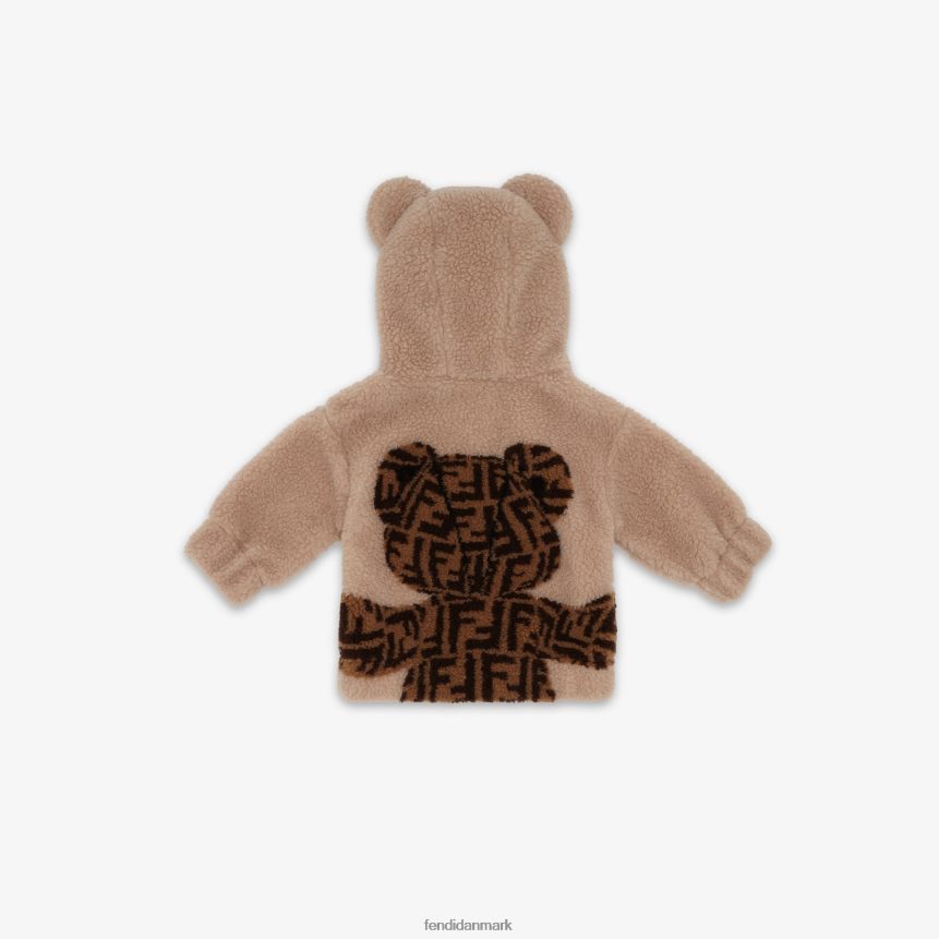 uld bamse sweatshirt børn Fendi beklædning beige A44V2D2751