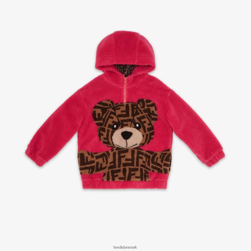 fuchsia bamse uld sweatshirt børn Fendi beklædning lyserød A44V2D2855