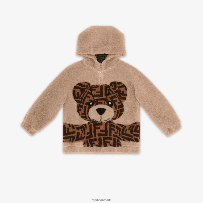 uld bamse sweatshirt børn Fendi beklædning beige A44V2D2846