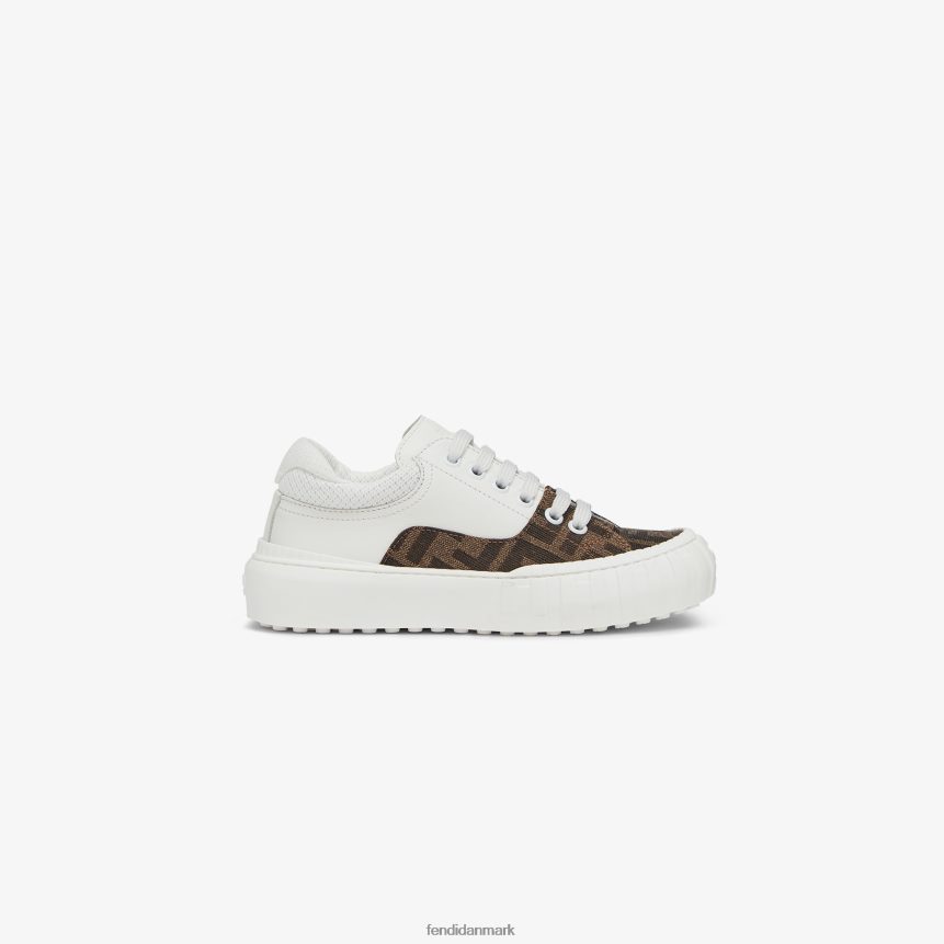 læder og stof junior sneakers med logo børn Fendi fodtøj mode A44V2D2941