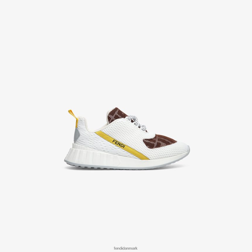 mesh junior sneakers med logo børn Fendi fodtøj hvid A44V2D2849