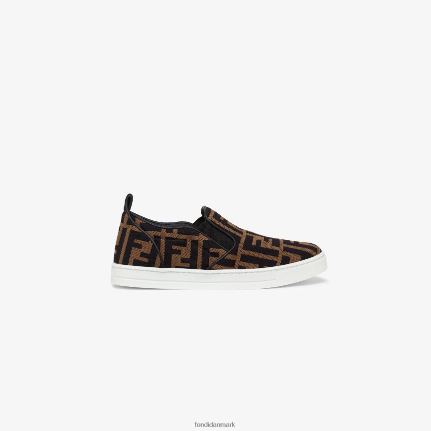 stof junior slip-ons med all-over ff logo børn Fendi fodtøj mode A44V2D2917