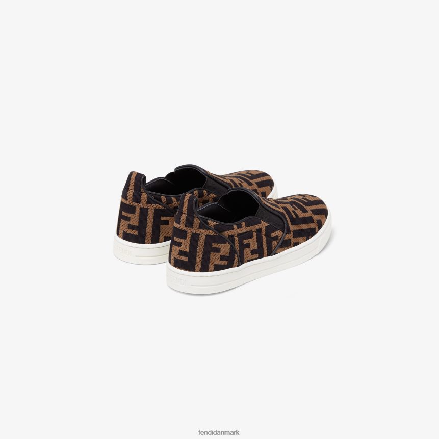 stof junior slip-ons med all-over ff logo børn Fendi fodtøj mode A44V2D2917