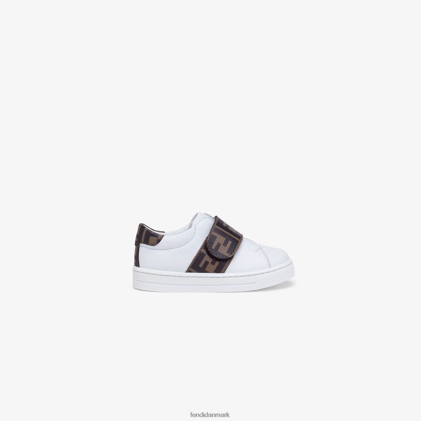 unisex junior sneakers i nappa læder børn Fendi fodtøj hvid A44V2D2952