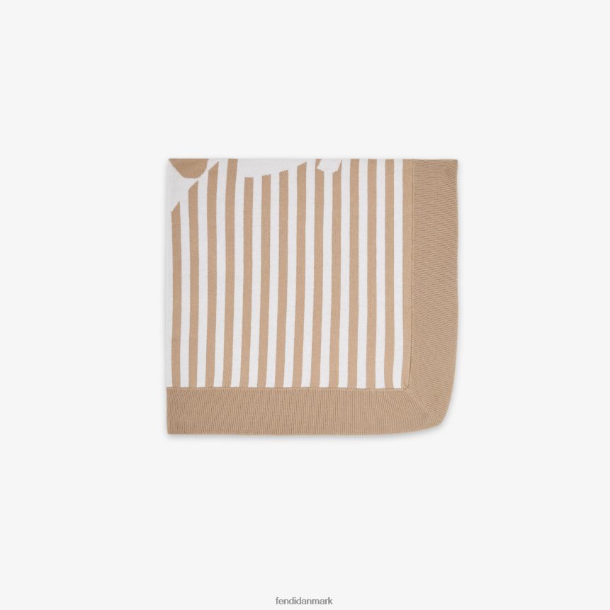 strikket tæppe børn Fendi tilbehør beige A44V2D2750