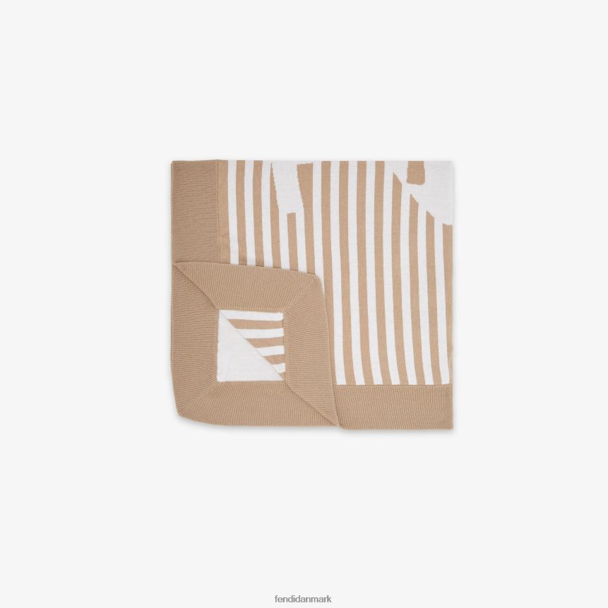 strikket tæppe børn Fendi tilbehør beige A44V2D2750