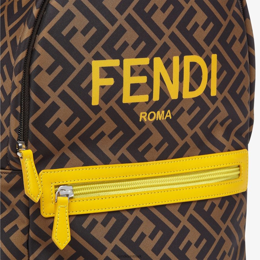 ff nylon rygsæk med roma print børn Fendi tilbehør flerfarvet A44V2D2906