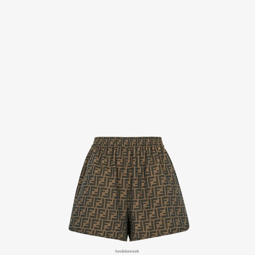canvas shorts Kvinder Fendi beklædning Brun A44V2D978