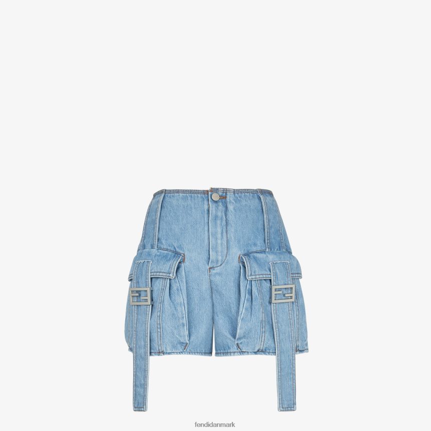 denim shorts Kvinder Fendi beklædning blå A44V2D939