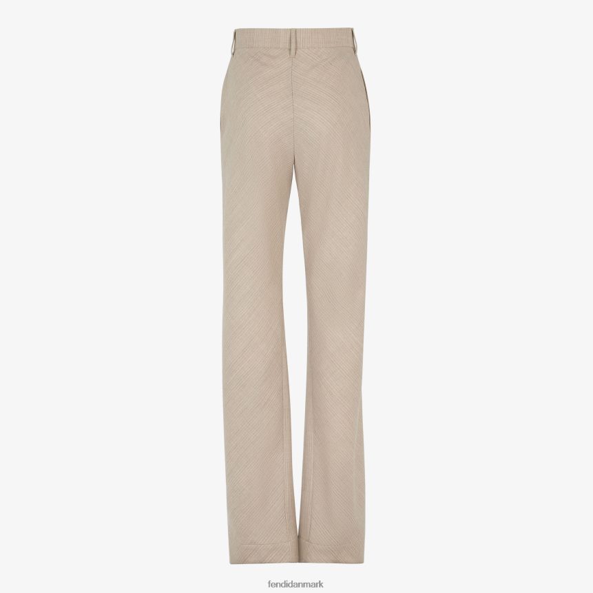 flannel bukser Kvinder Fendi beklædning beige A44V2D952