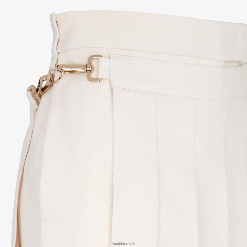 grain de poudre uldbukser Kvinder Fendi beklædning hvid A44V2D948