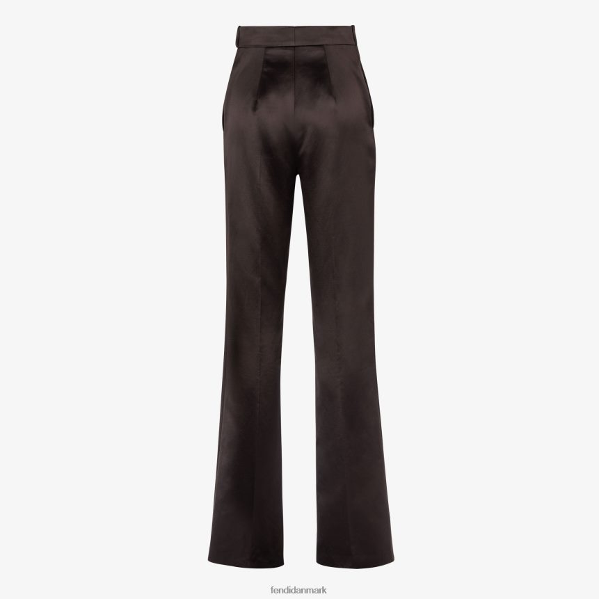 hertuginde satin bukser Kvinder Fendi beklædning Brun A44V2D998