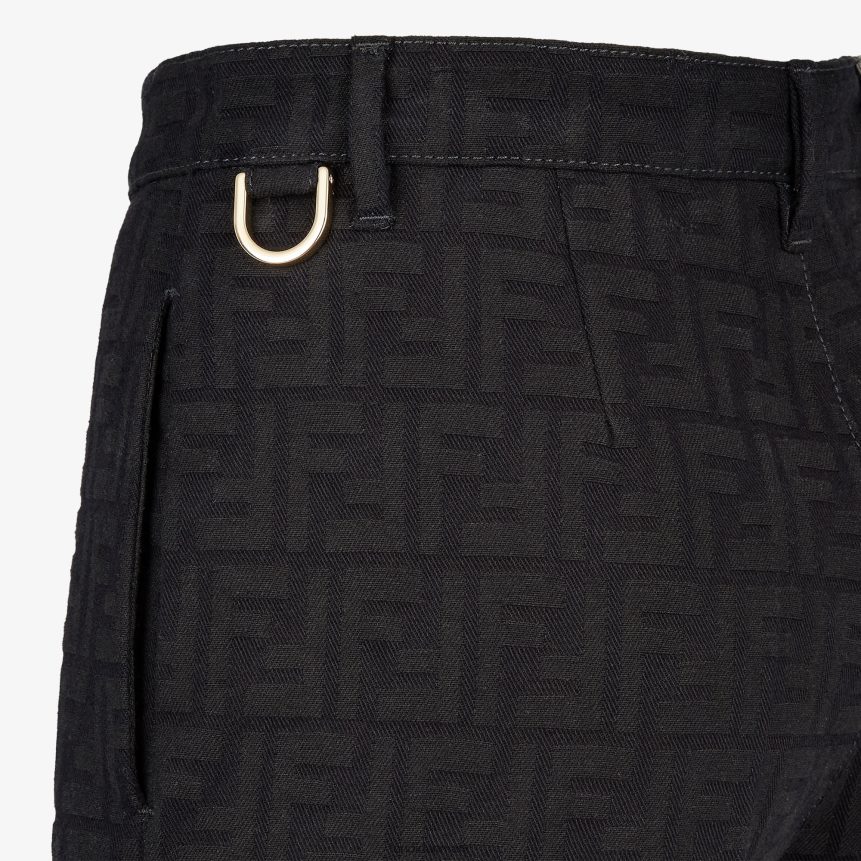 jacquard denimshorts Kvinder Fendi beklædning blå A44V2D932