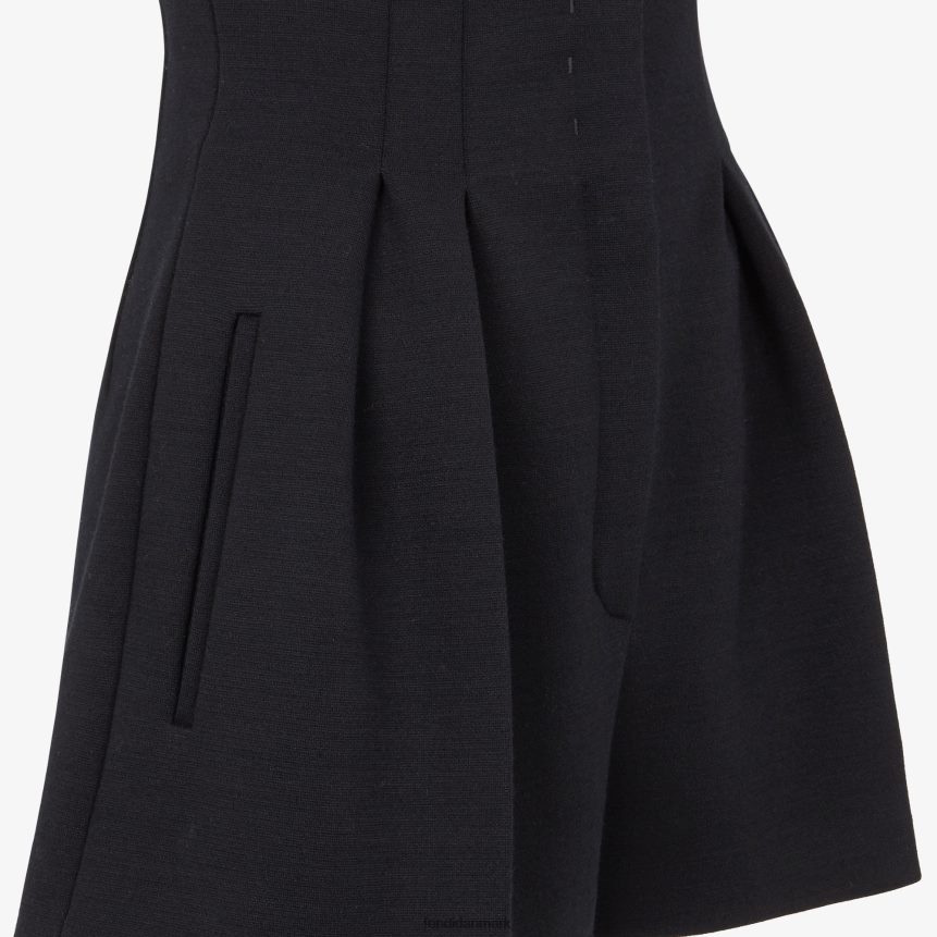 pique shorts Kvinder Fendi beklædning sort A44V2D1243