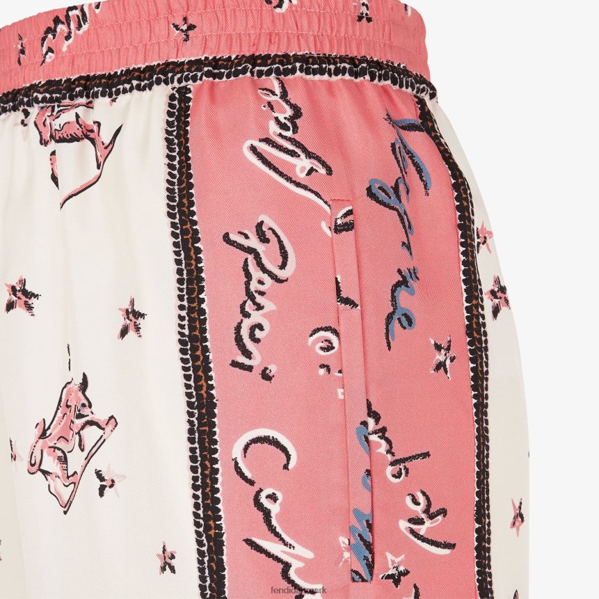 silke bukser Kvinder Fendi beklædning lyserød A44V2D1038