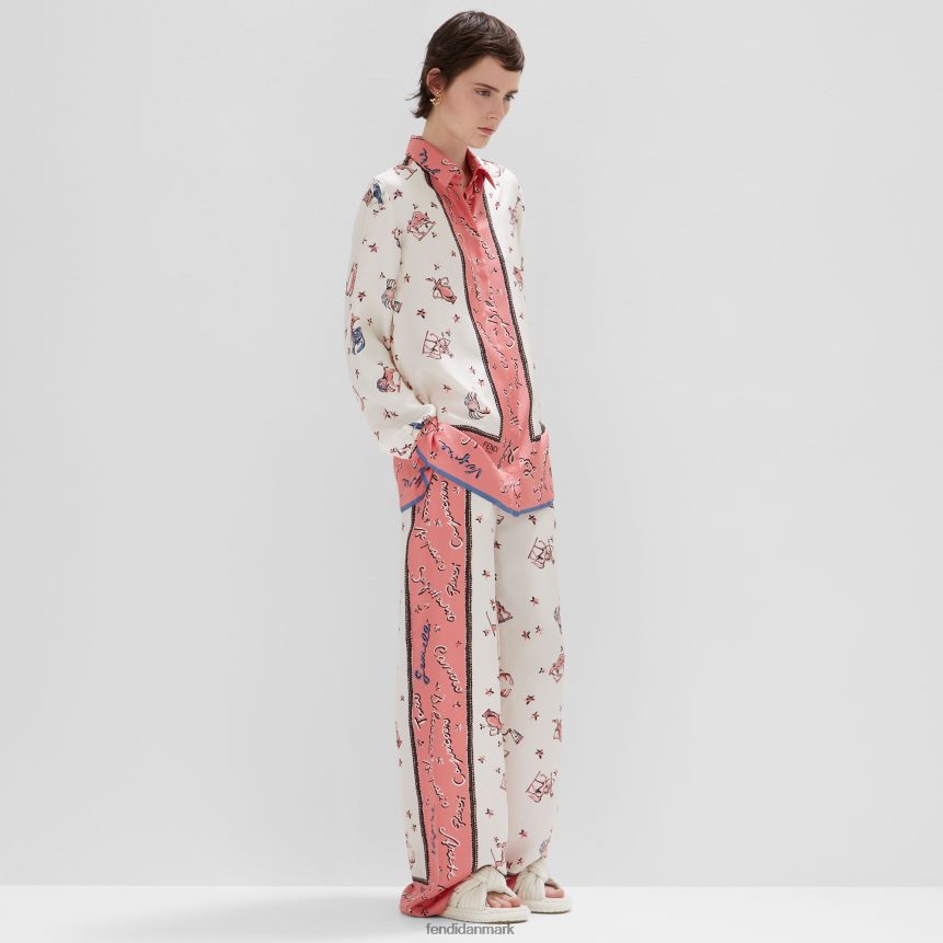 silke bukser Kvinder Fendi beklædning lyserød A44V2D1038