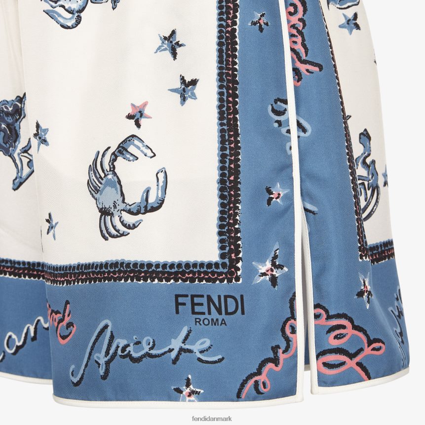 silkeshorts Kvinder Fendi beklædning blå A44V2D984