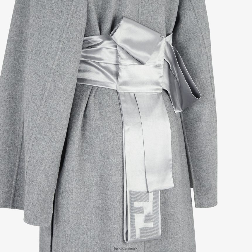 dobbeltsidet kashmiroverfrakke Kvinder Fendi beklædning grå A44V2D1116