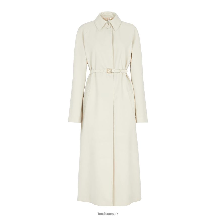 stof trenchcoat Kvinder Fendi beklædning hvid A44V2D947