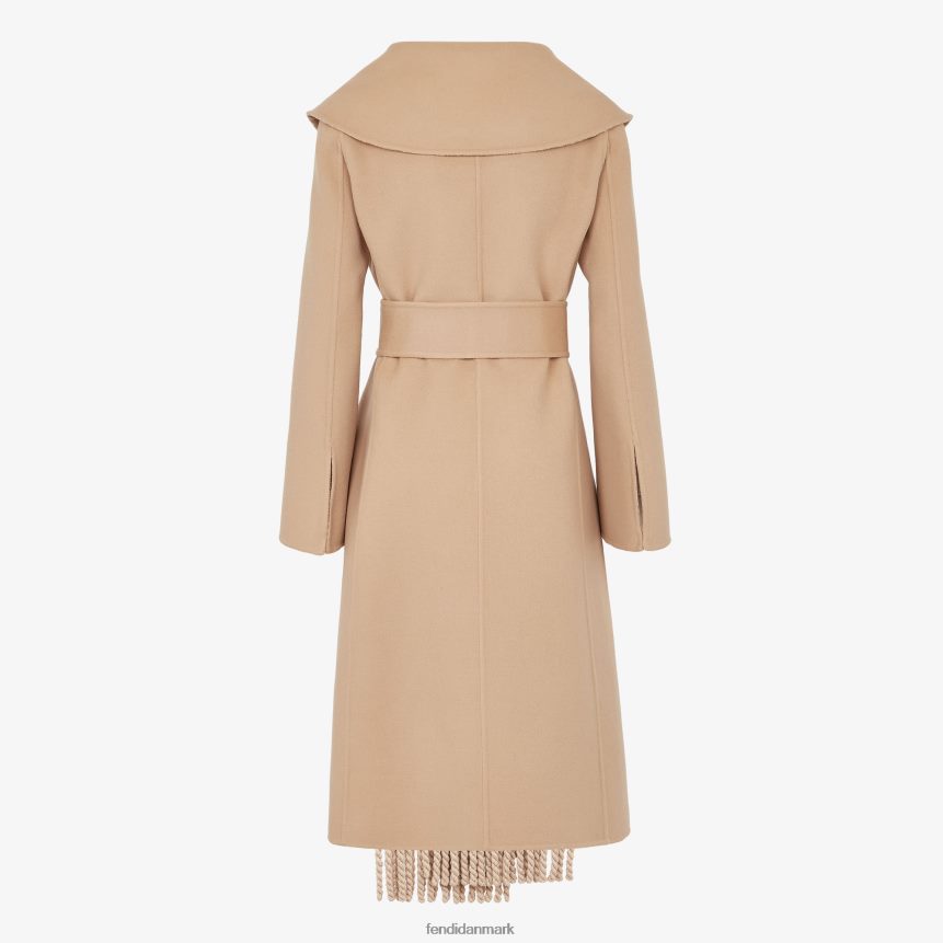uld frakke Kvinder Fendi beklædning beige A44V2D1119