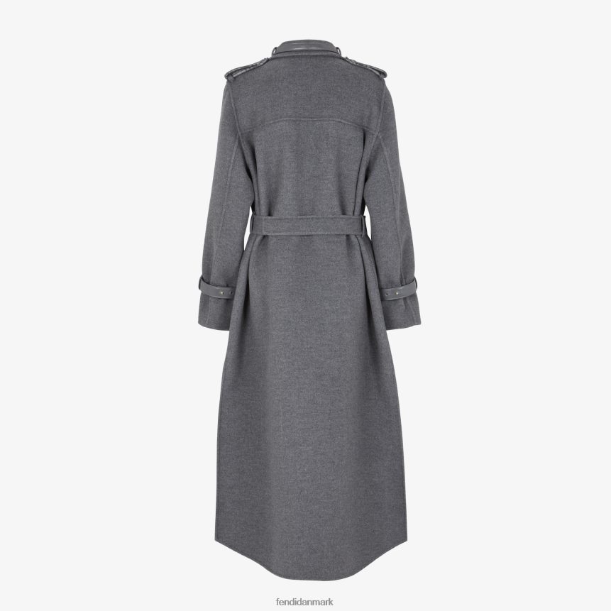 uld frakke Kvinder Fendi beklædning grå A44V2D1213