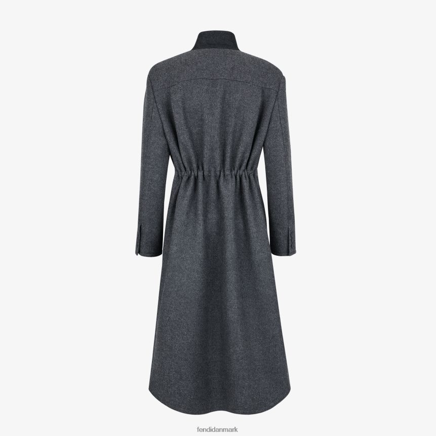 uld frakke Kvinder Fendi beklædning grå A44V2D1215