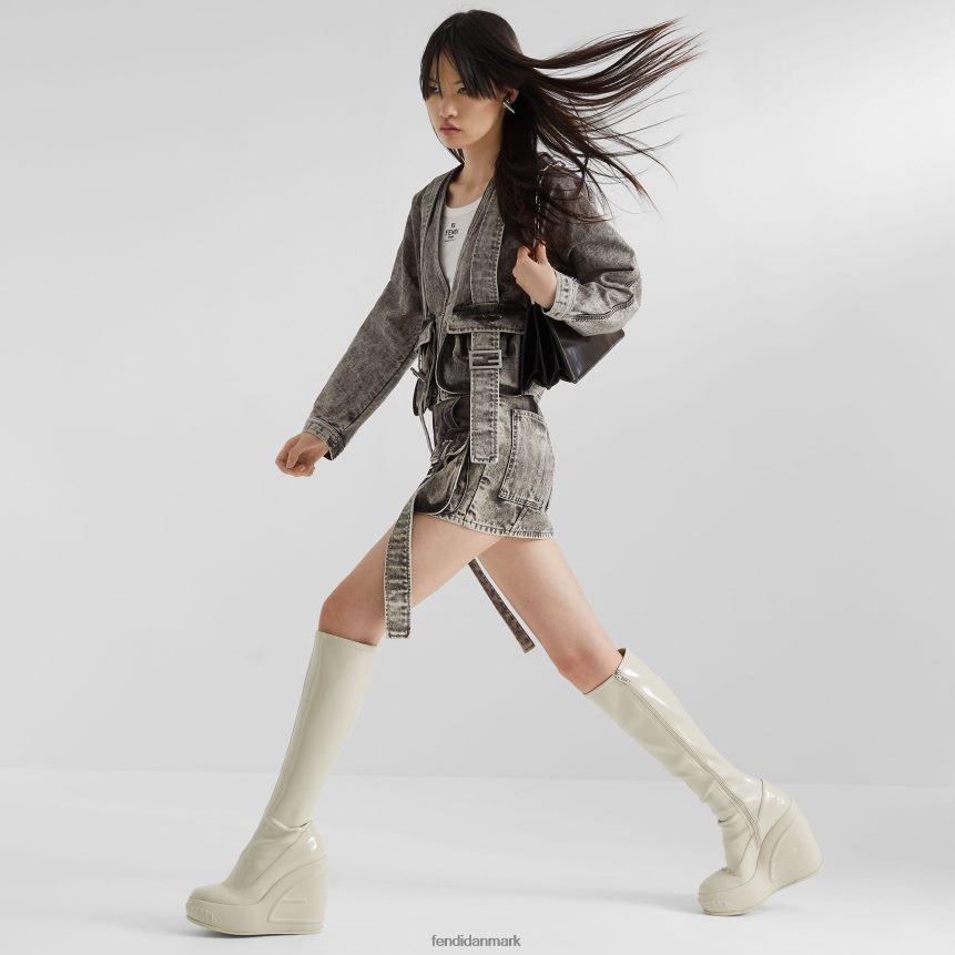 denimjakke Kvinder Fendi beklædning sort A44V2D1062