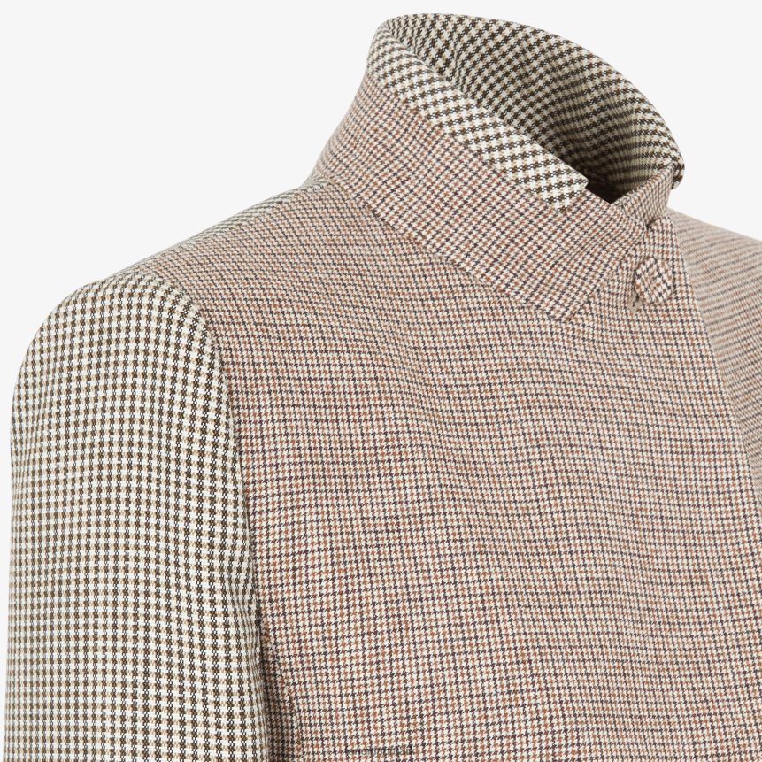 houndstooth uldjakke Kvinder Fendi beklædning beige A44V2D1220