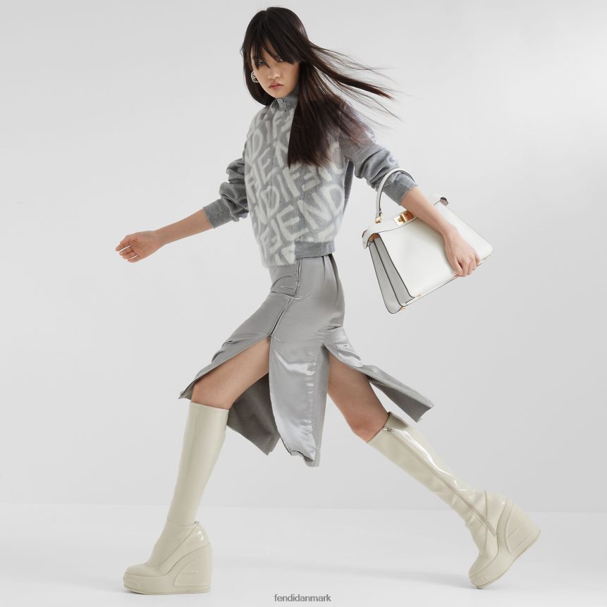 mink bomber jakke Kvinder Fendi beklædning grå A44V2D1158