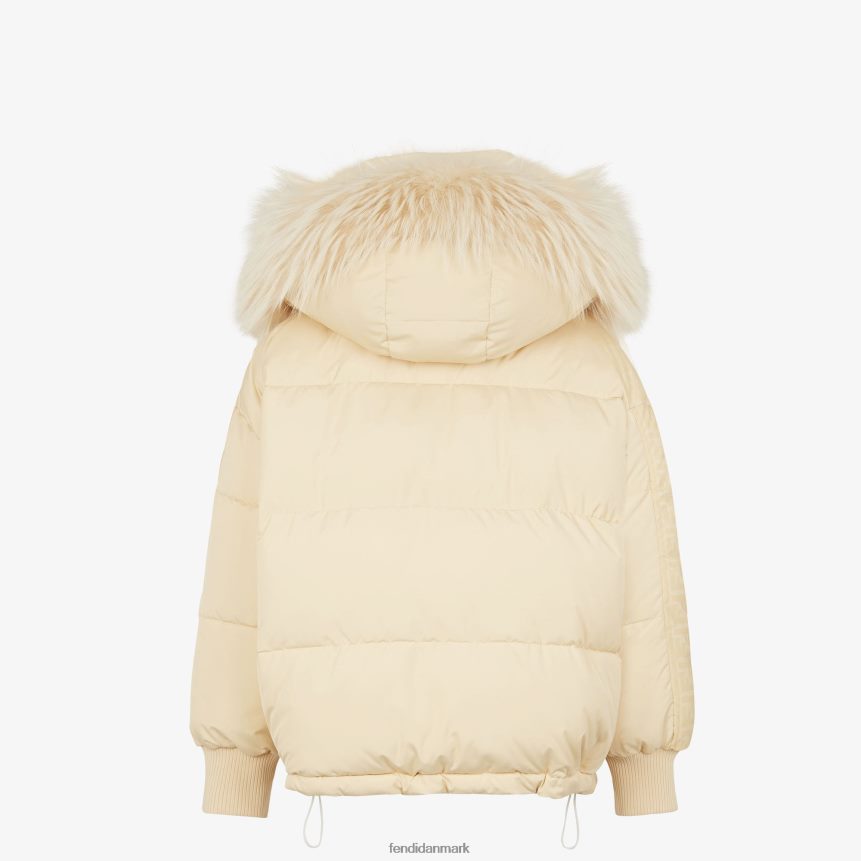 nylon dunjakke Kvinder Fendi beklædning hvid A44V2D1242