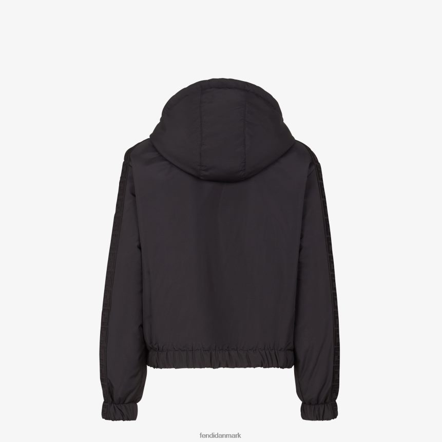 nylon jakke Kvinder Fendi beklædning sort A44V2D1114