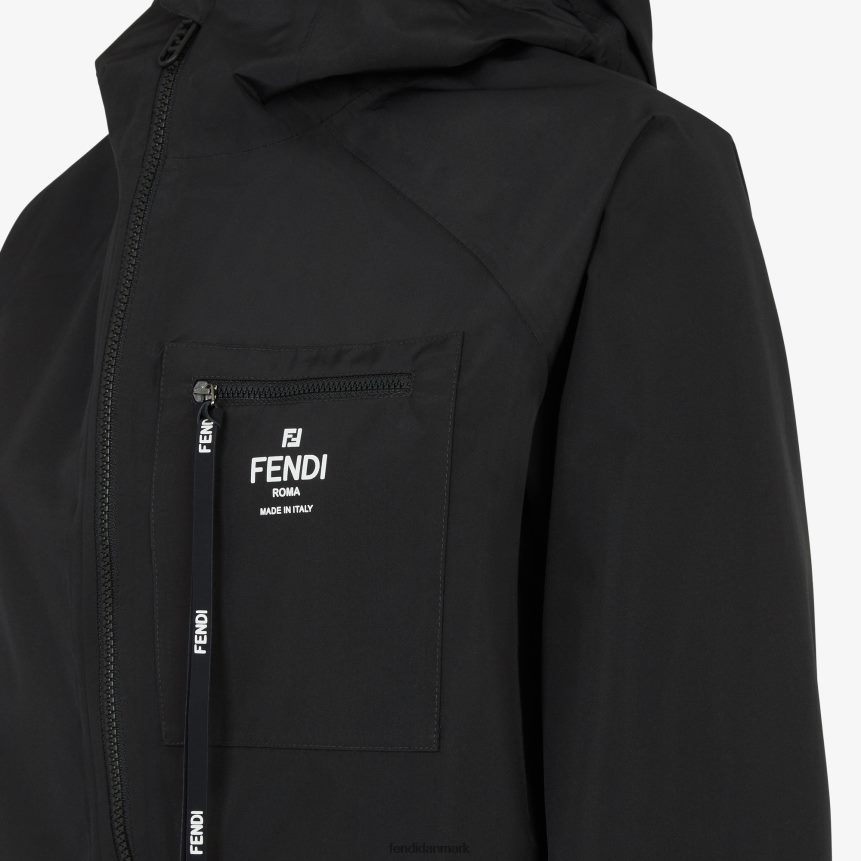 nylon vindjakke Kvinder Fendi beklædning sort A44V2D1097