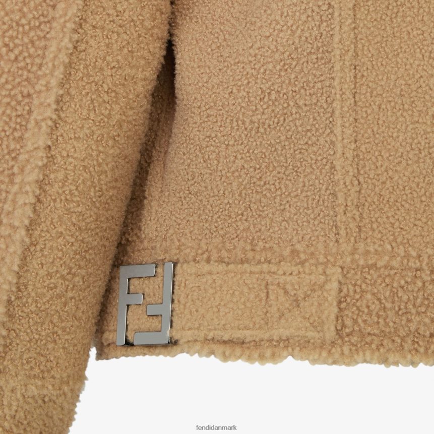 shearling jakke Kvinder Fendi beklædning beige A44V2D1091