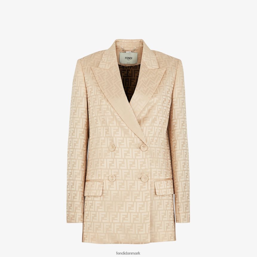 silke blazer Kvinder Fendi beklædning beige A44V2D967