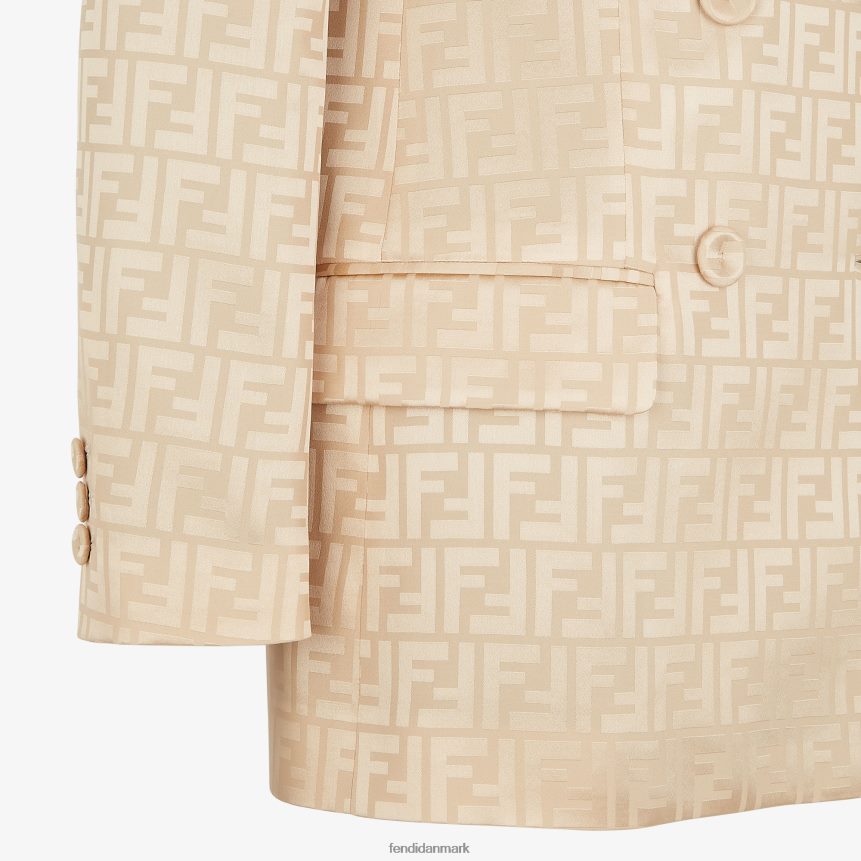 silke blazer Kvinder Fendi beklædning beige A44V2D967