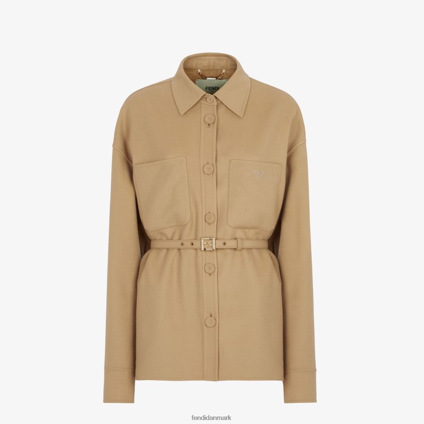 uld go-to jakke Kvinder Fendi beklædning beige A44V2D973