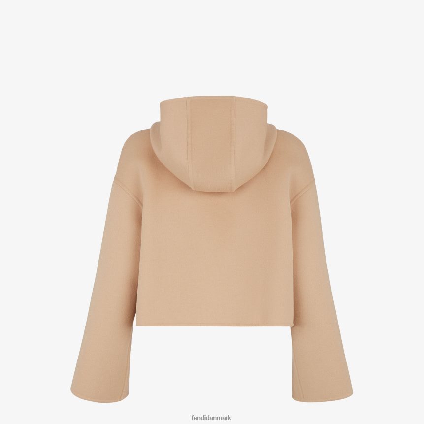 uld jakke Kvinder Fendi beklædning beige A44V2D1110