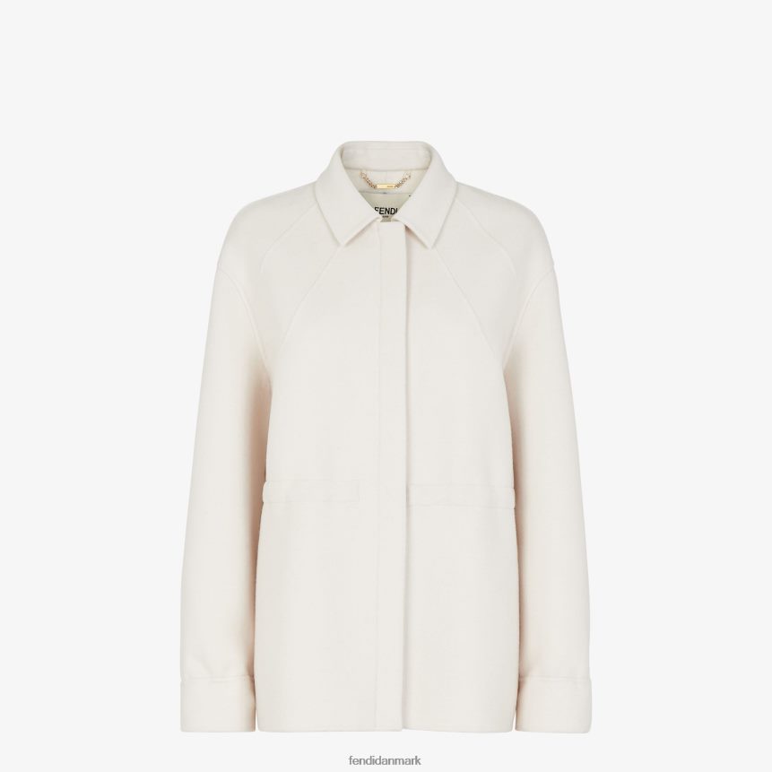 uld jakke Kvinder Fendi beklædning hvid A44V2D1199