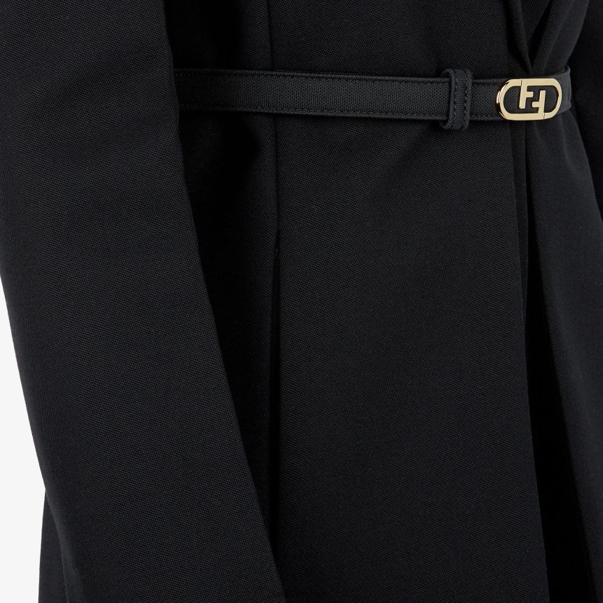 uld jakke Kvinder Fendi beklædning sort A44V2D1232