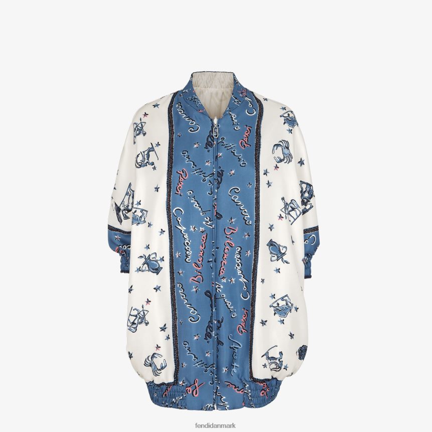 vendbar silke bomberjakke Kvinder Fendi beklædning flerfarvet A44V2D1043